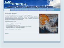 Tablet Screenshot of mo-energy.at